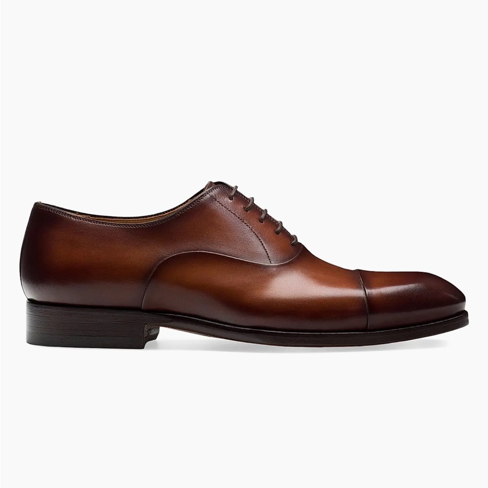 Classic Brown Leather Men's Dress Shoes